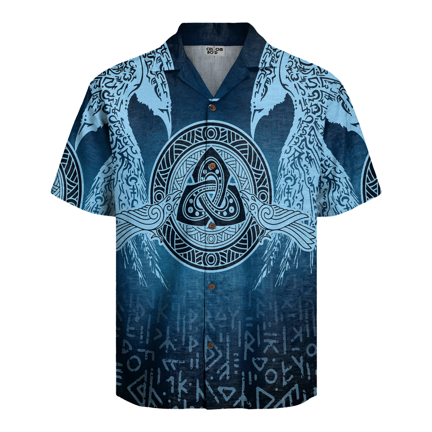 Valknut's Eternal Embrace Linen Short Sleeve Shirt