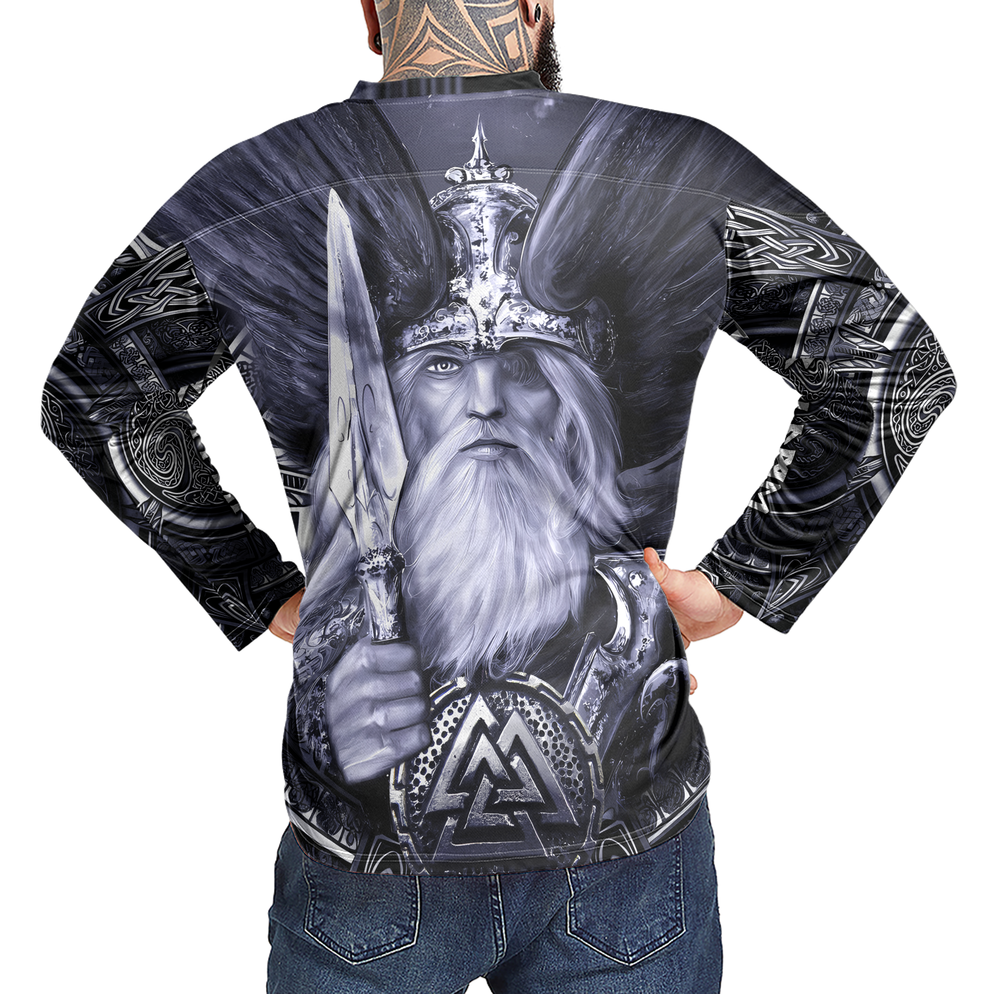 The Norse King Custom Name Viking Laced Jersey