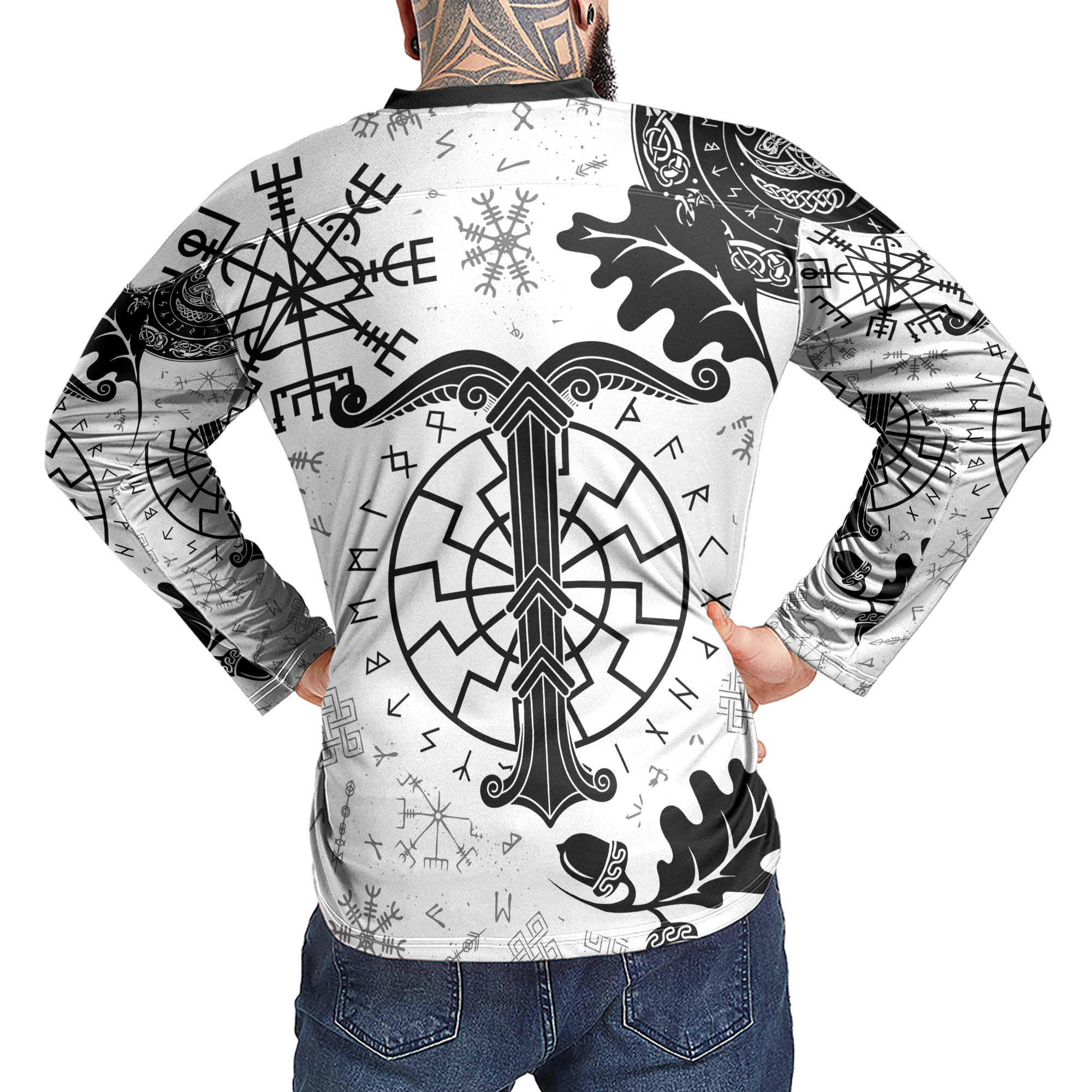 Ancient Scandinavian Viking Laced Jersey