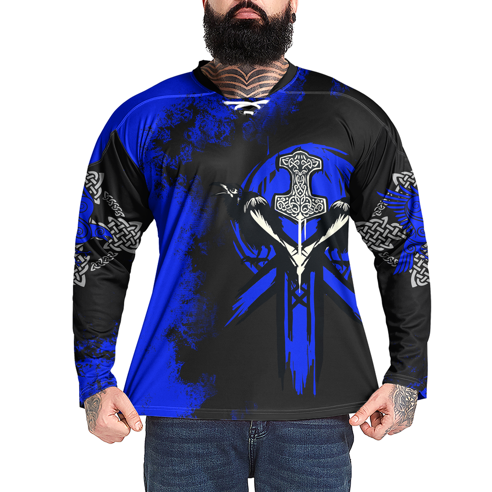 Midnight Thunder Viking Laced Jersey