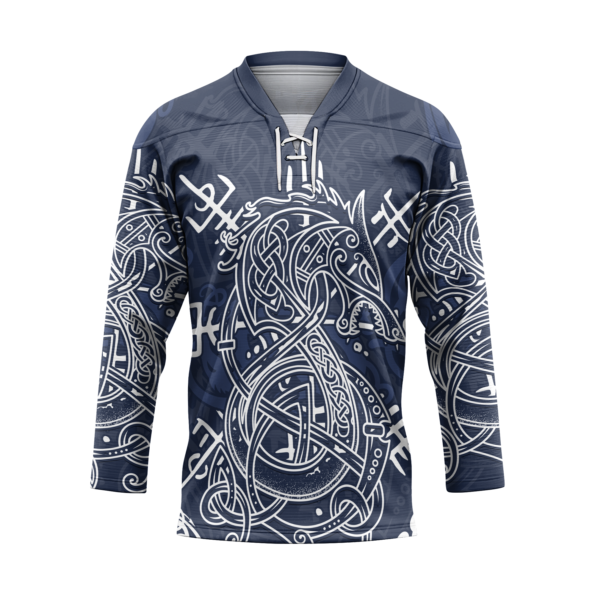 Nordic Dragon Knot Viking Laced Jersey