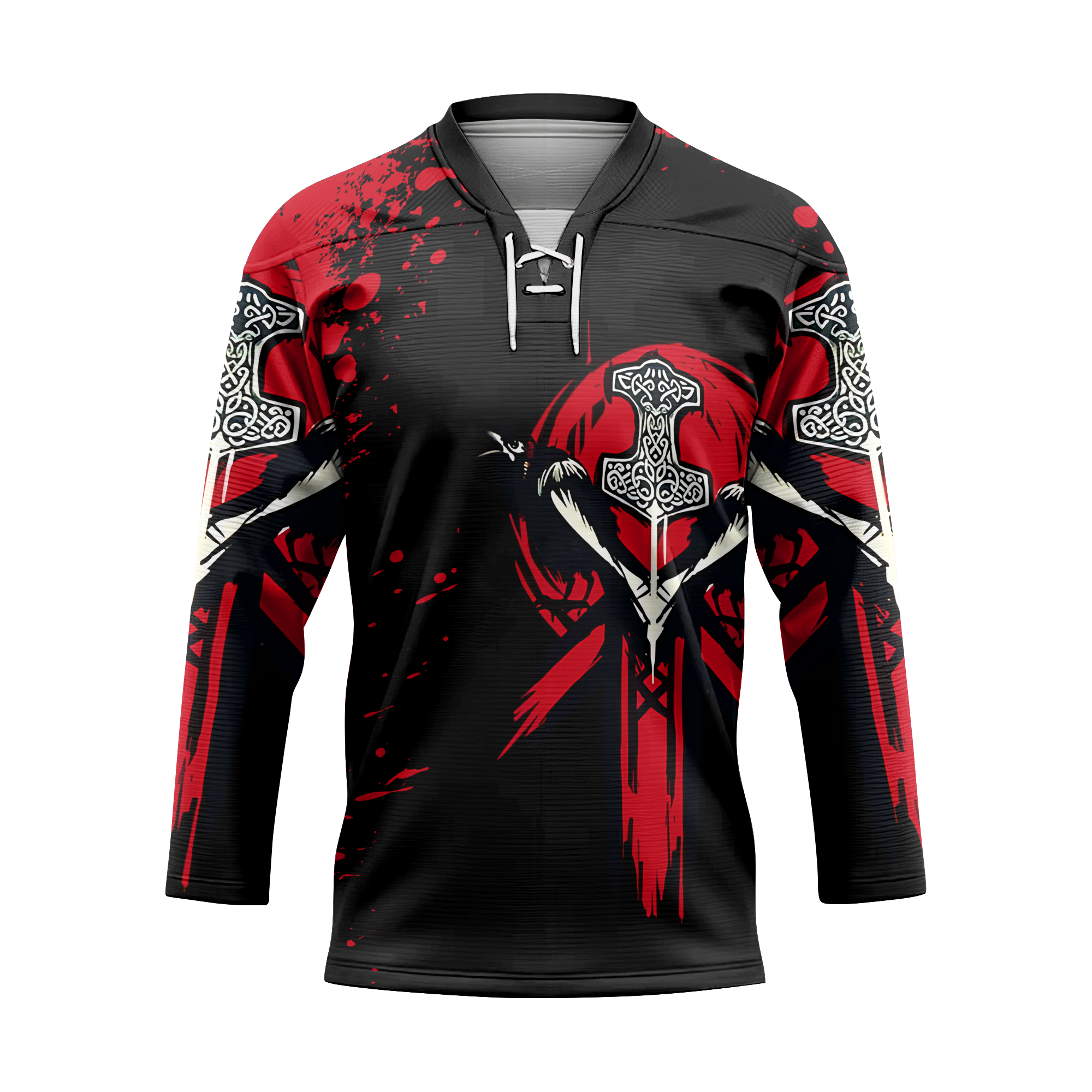 Crimson Guardians Viking Laced Jersey