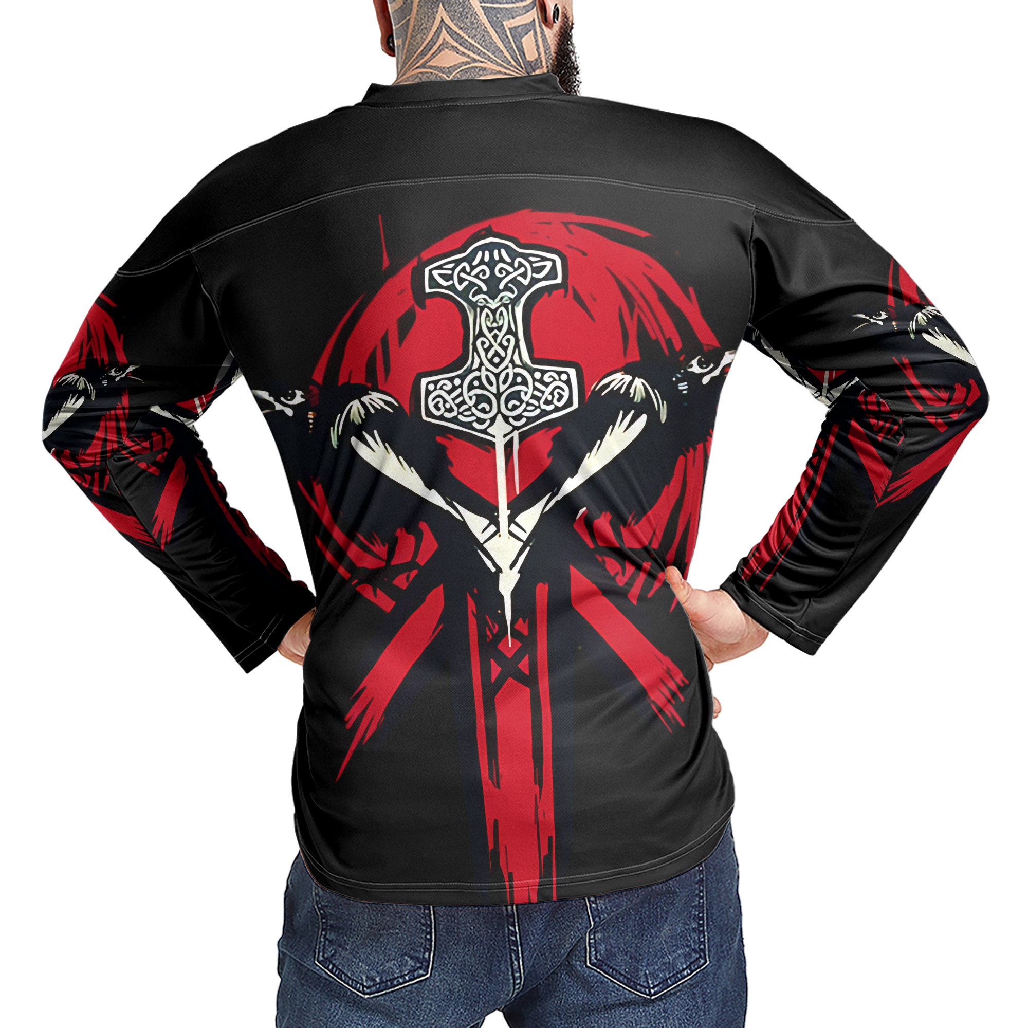 Crimson Guardians Viking Laced Jersey