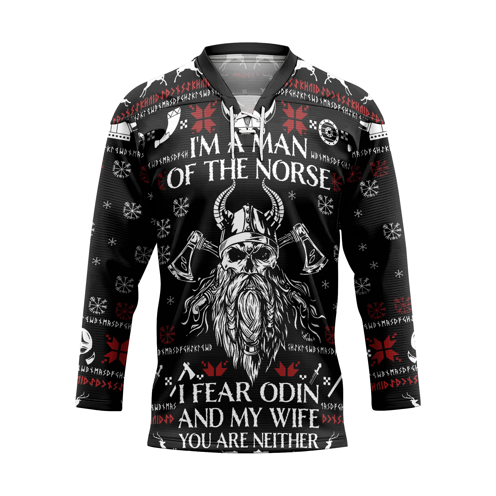 I'm a Man of the Norse Viking Laced Jersey