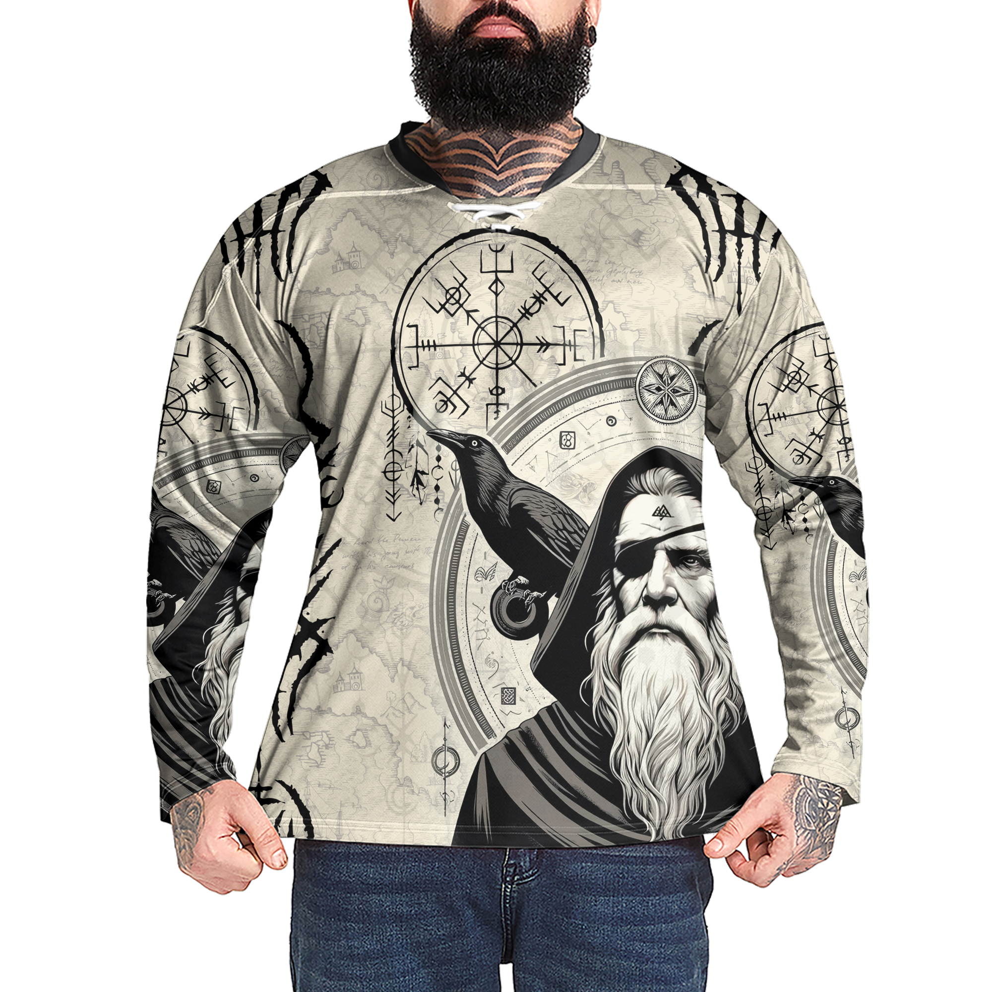 Allfather Odin Viking Laced Jersey