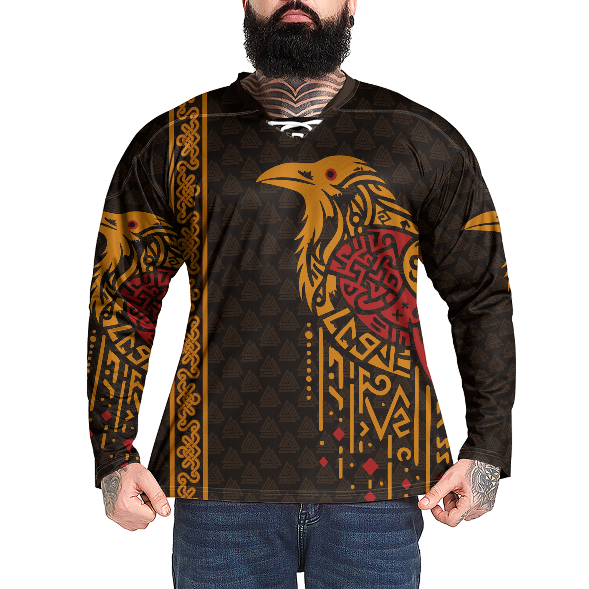 Mystic Raven Viking Laced Jersey