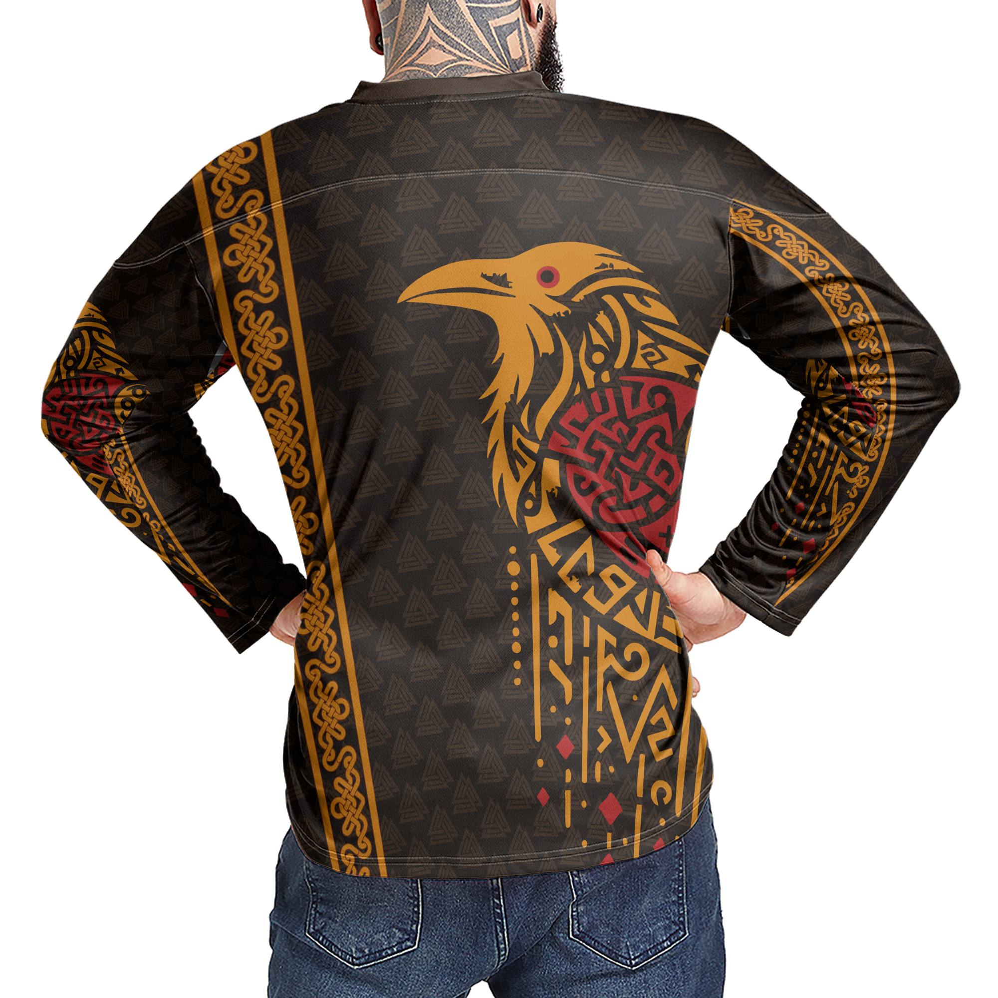 Mystic Raven Viking Laced Jersey