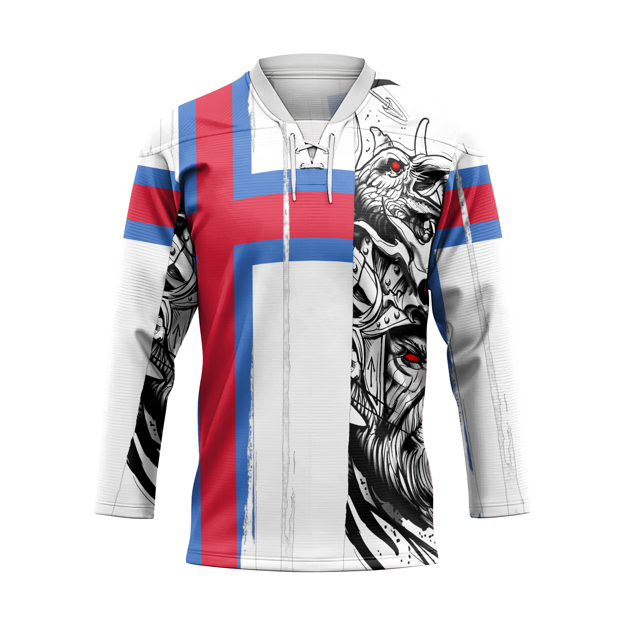 Odin's Faroese Patriotic Viking Laced Jersey