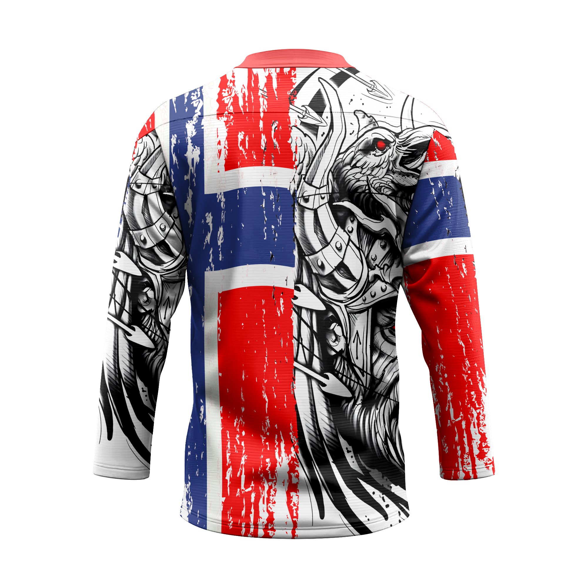 Odin's Norway Patriotic Viking Laced Jersey