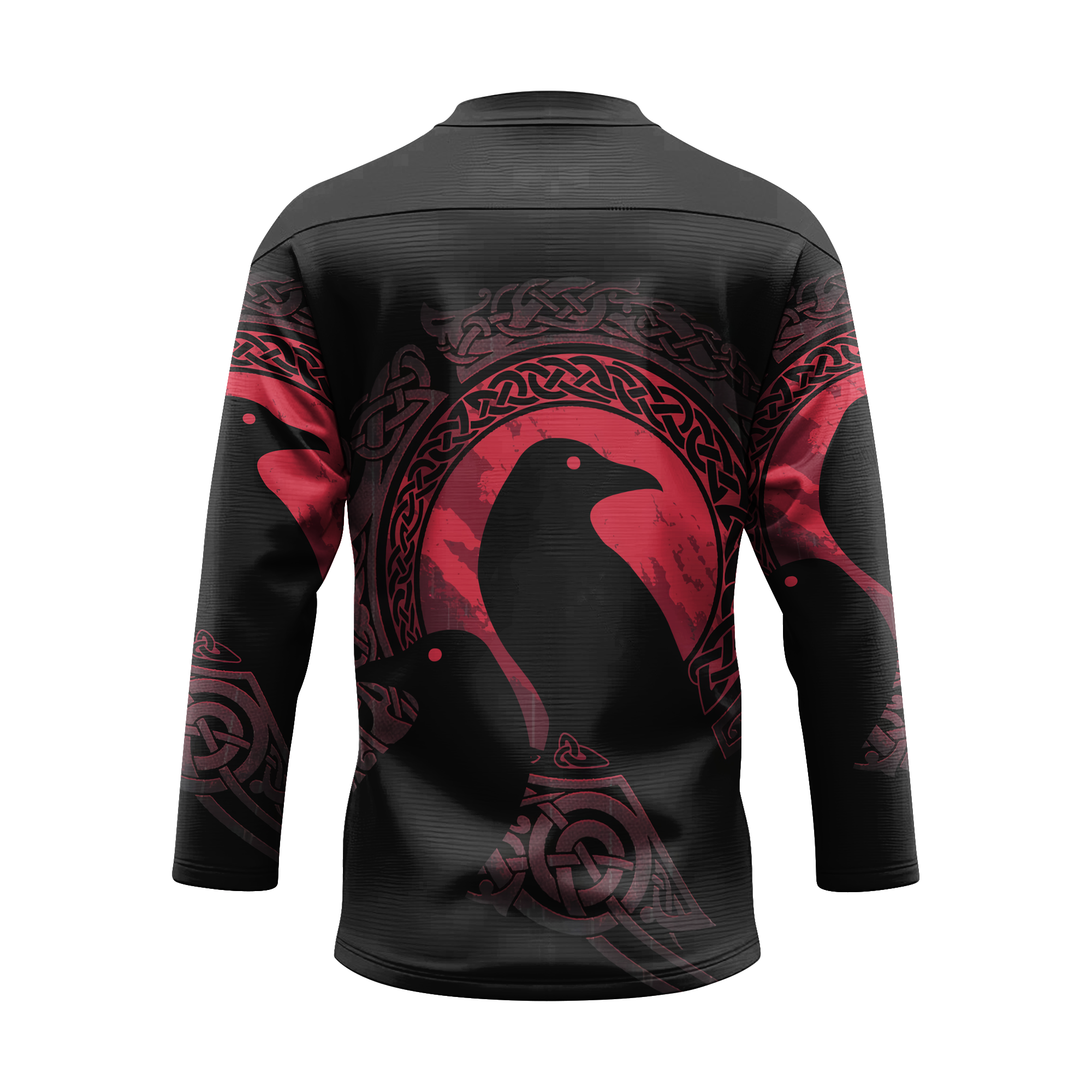 Huginn & Muninn Red Viking Laced Jersey