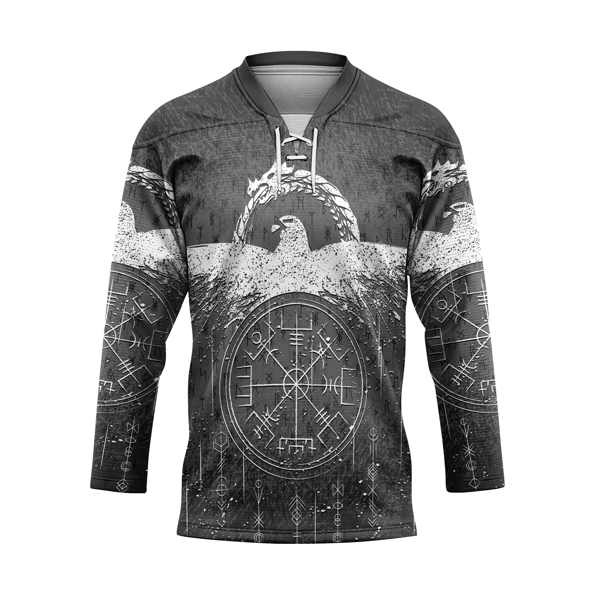 Dragon Rune Mystique Viking Laced Jersey