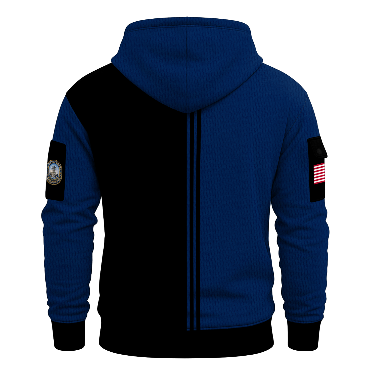 US Navy Tin Can Sailors All-over Quarter Zip Hoodie