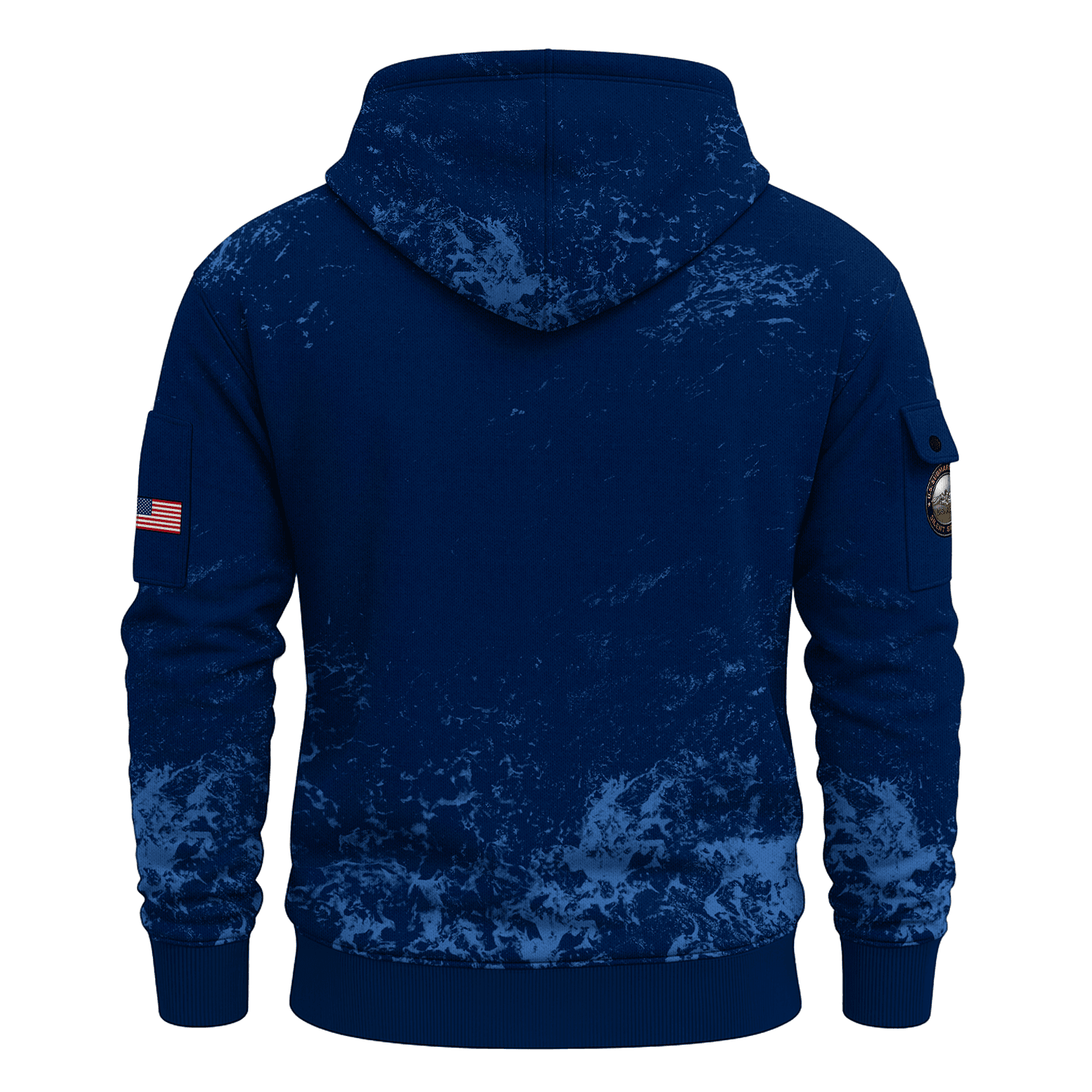 US Navy Submarine All-over Quarter Zip Hoodie