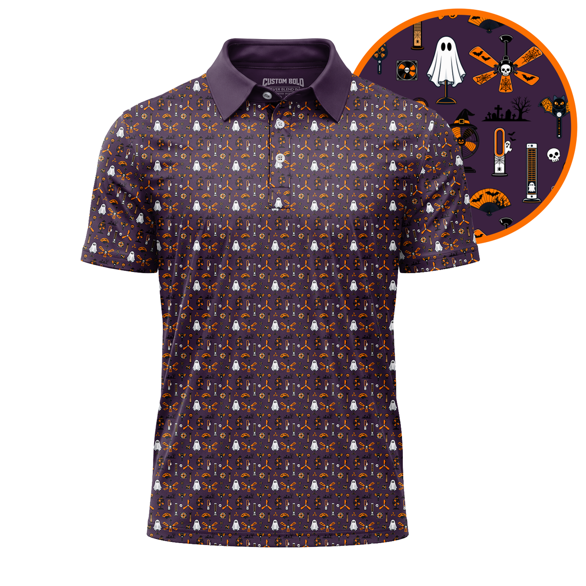 Halloween Golf Polo Shirt