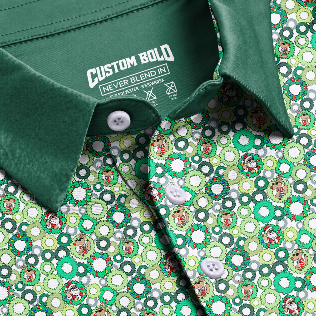 Christmas Golf Polo Shirt