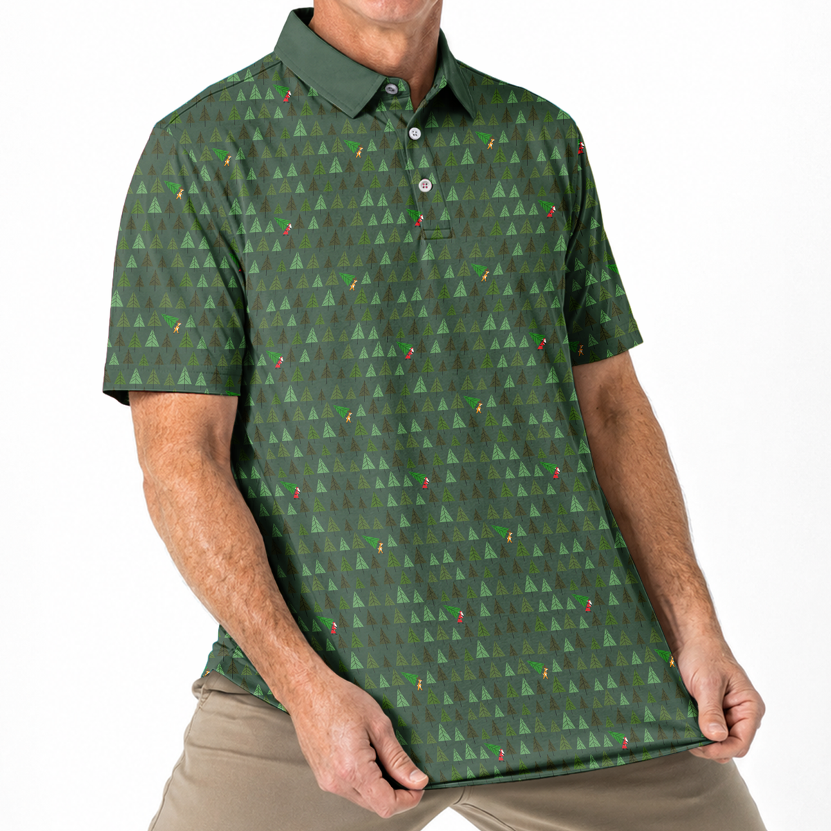 Christmas Golf Polo Shirt