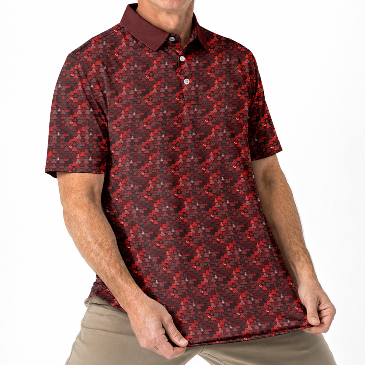Christmas Golf Polo Shirt