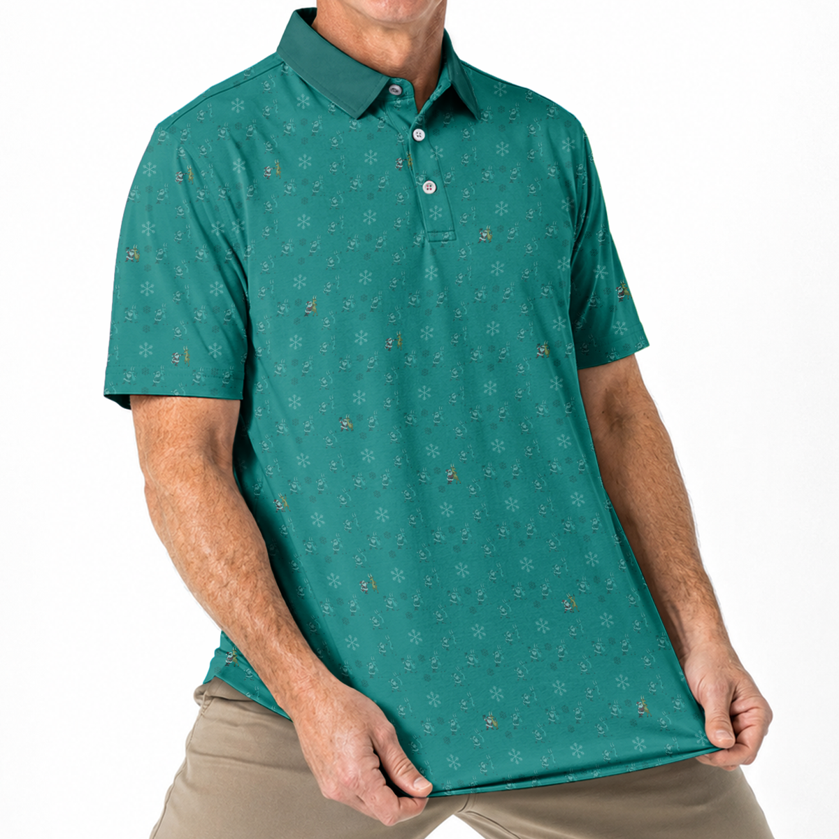 Christmas Golf Polo Shirt