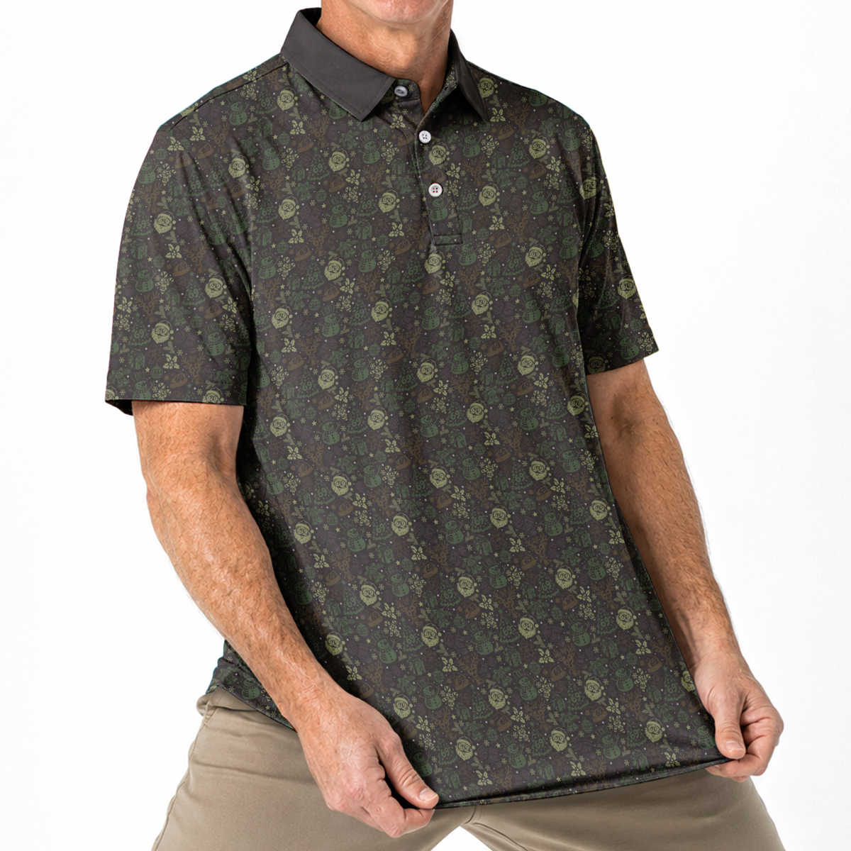 Christmas Golf Polo Shirt