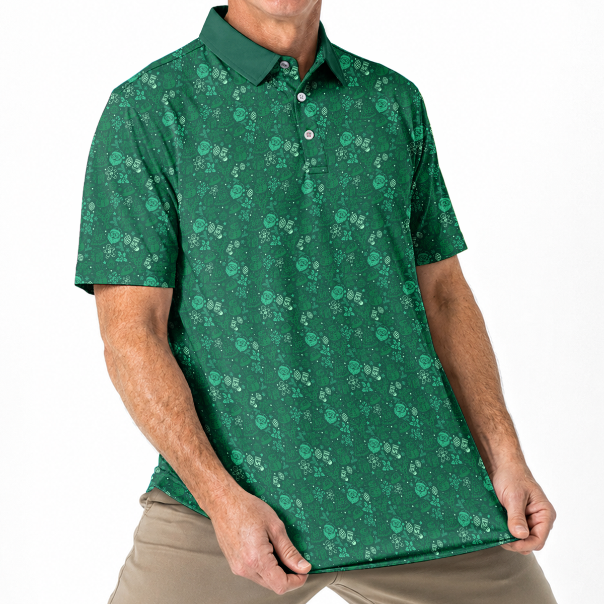 Christmas Golf Polo Shirt