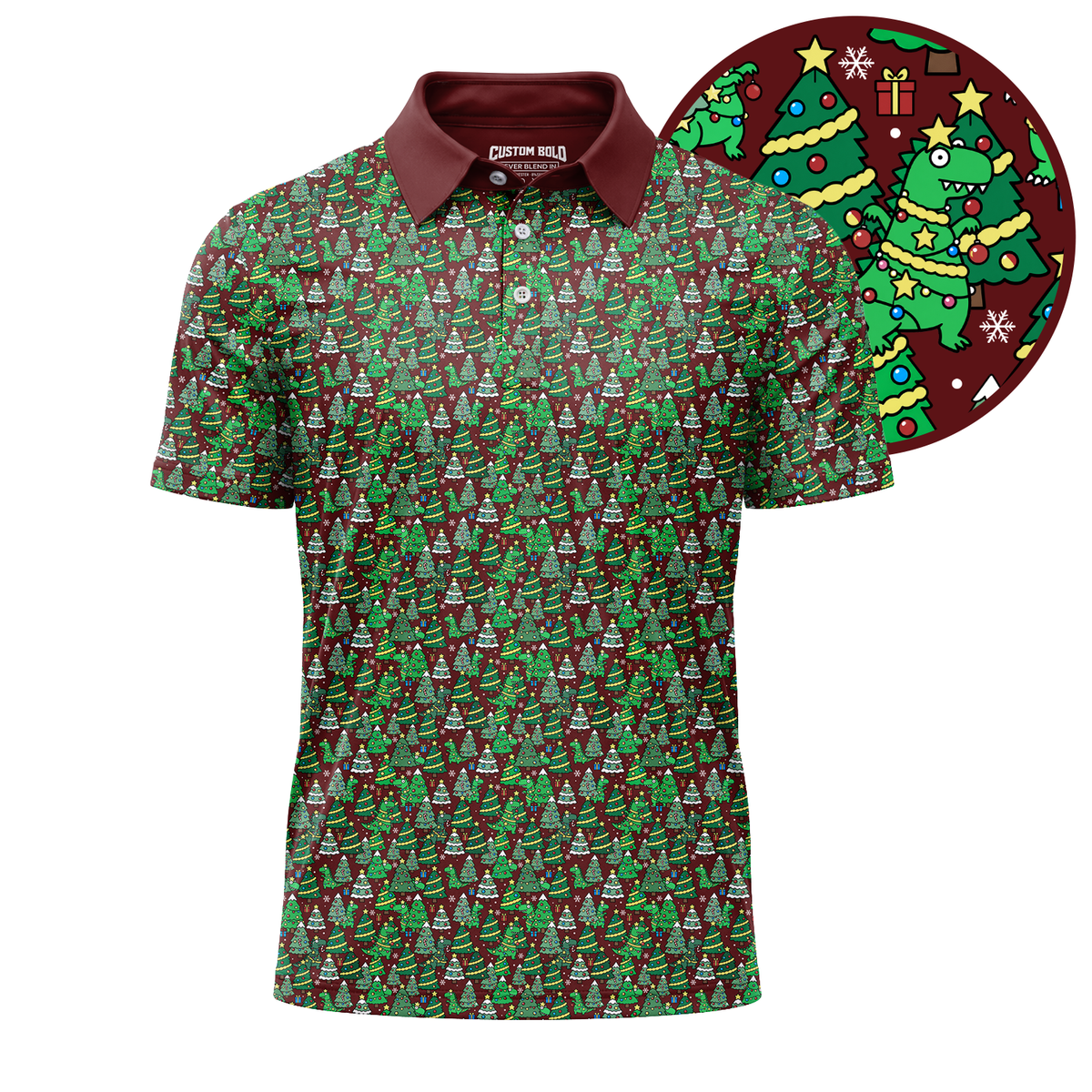 Christmas Golf Polo Shirt
