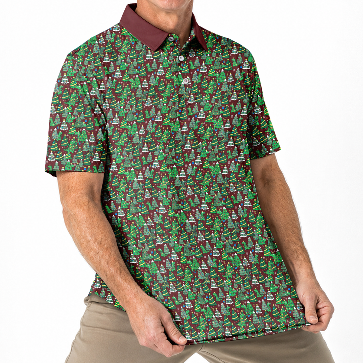 Christmas Golf Polo Shirt