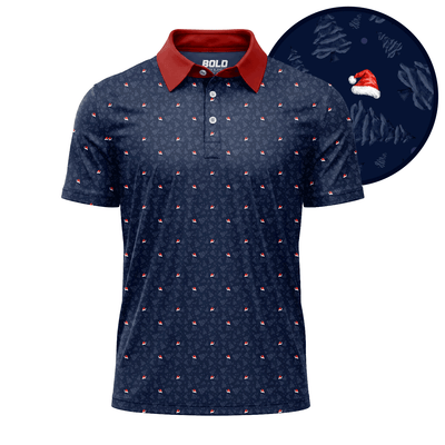 Santa in the Woods - Navy
