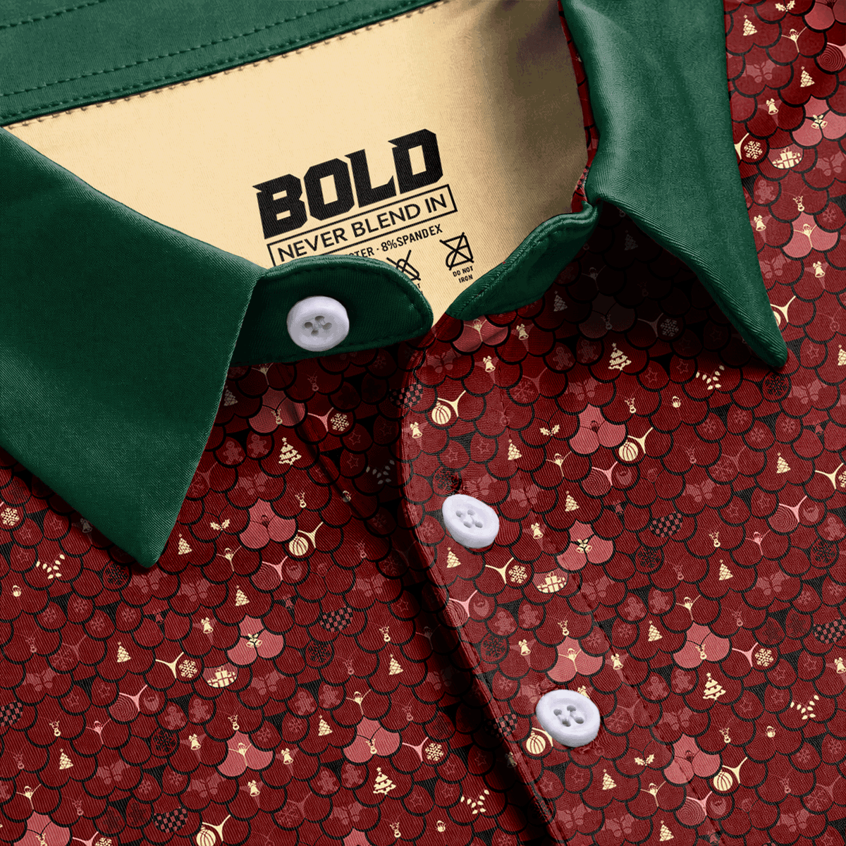 Deck the Cheeks - Burgundy