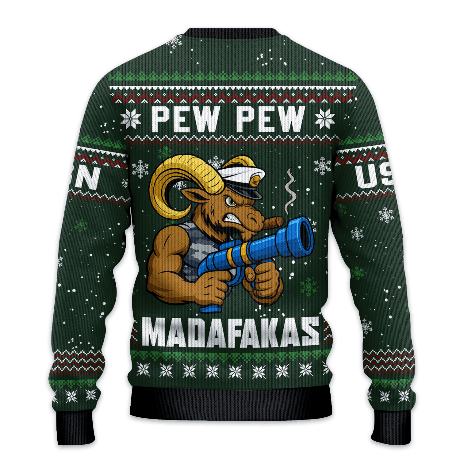 US NAVY 250th Years Of Service All-over Sweater