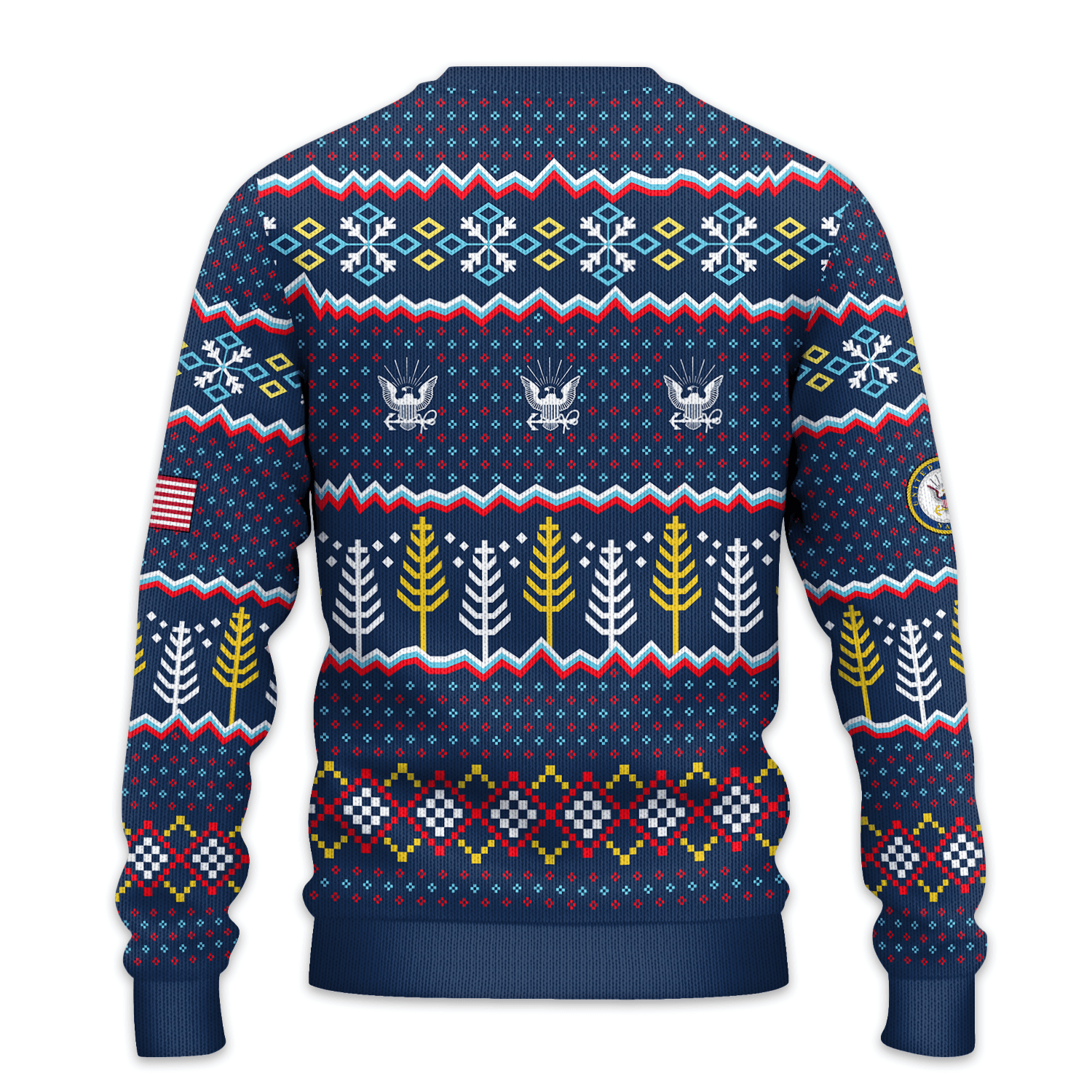 US NAVY Bill The Goat Beer Party Ugly Christmas All-over-print Sweater