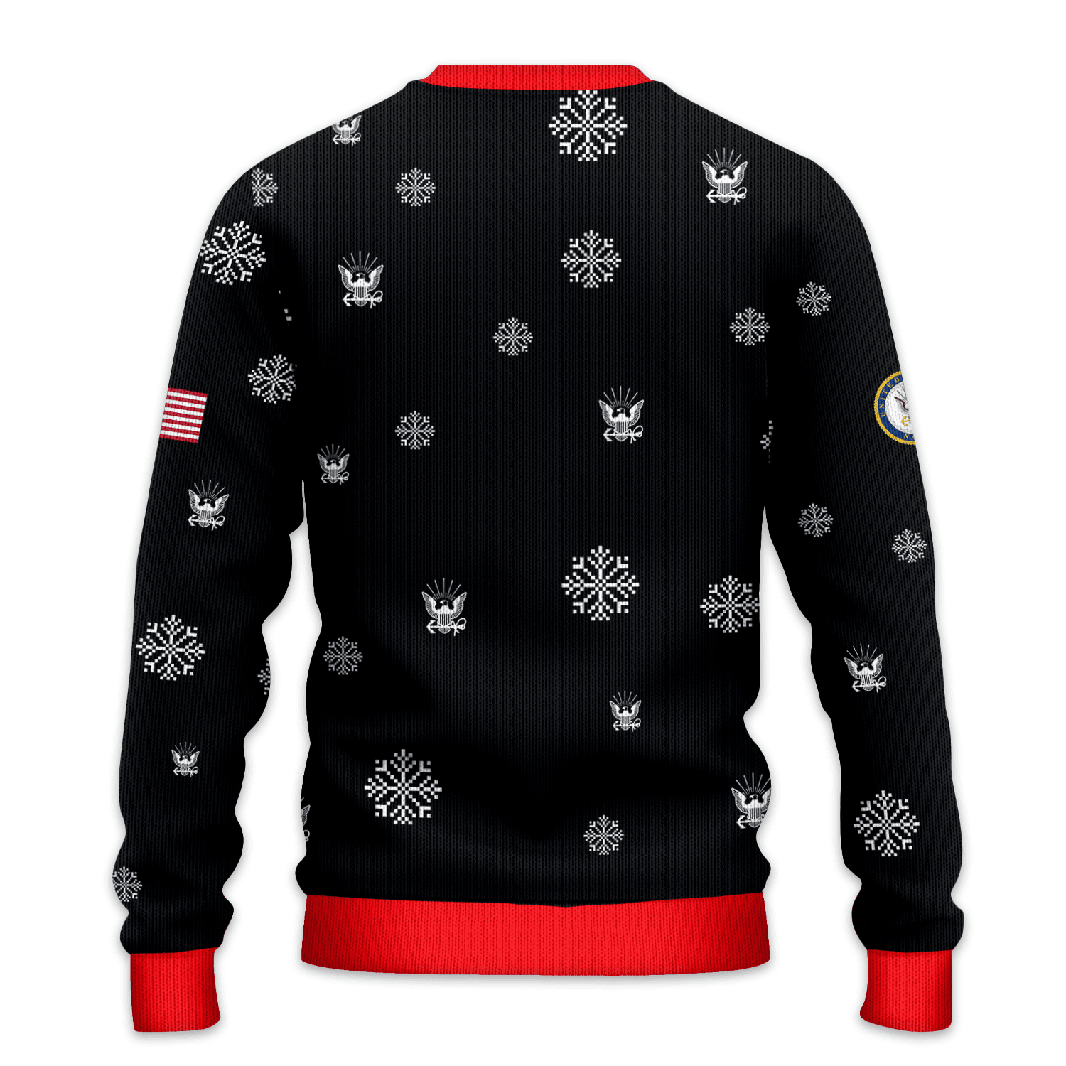 US NAVY Bill the Goat Leaky Roof Light Up Ugly Christmas All-over-print Sweater
