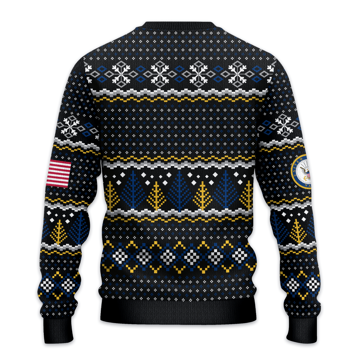 US NAVY Bill The Goat Drinking Beer Ugly Christmas All-over-print Sweater