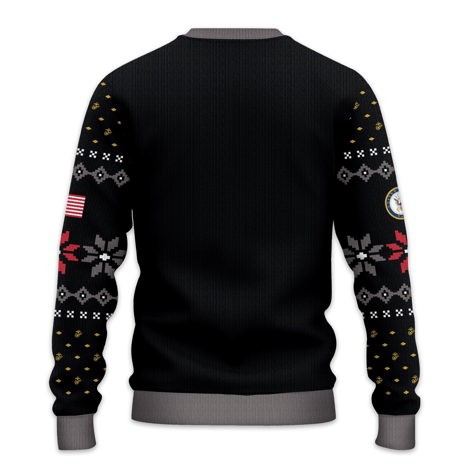 US NAVY We Dem Boys Ugly Christmas All-over-print Sweater