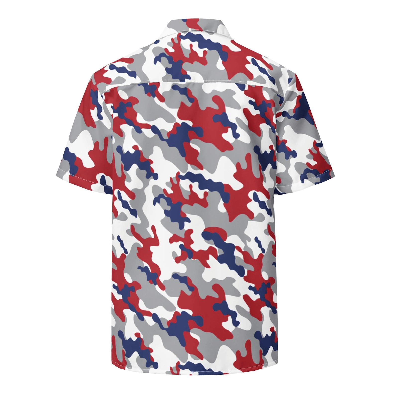 USA Camo Patriotic Hawaiian Shirt